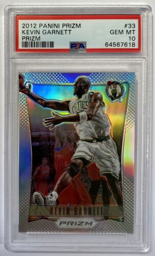 2012 Panini Prizm Basketball Silver Kevin Garnett #33 PSA 9