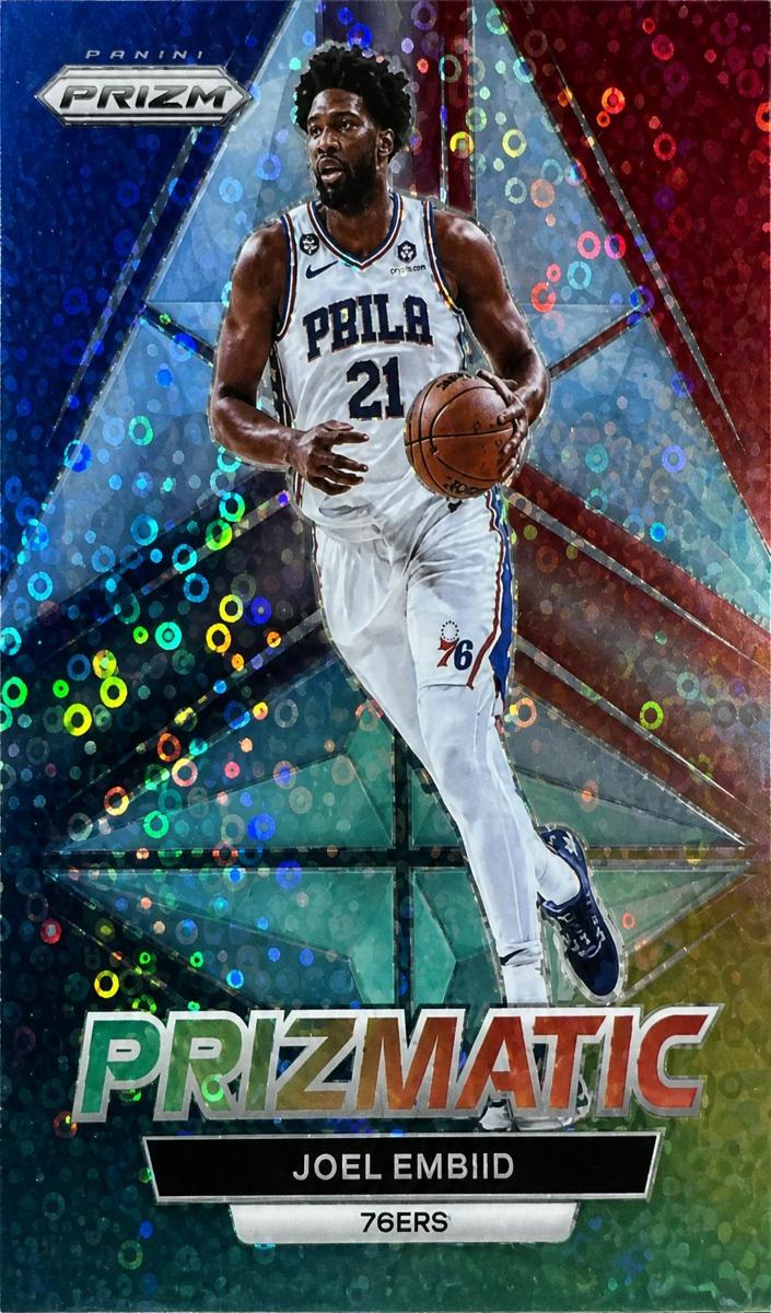 2022 Panini Prizm Basketball Fast Break Joel Embiid #19 PSA 9