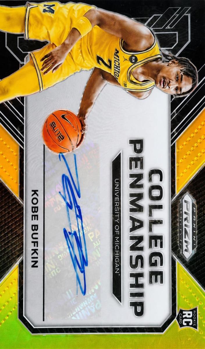 2023 Panini Prizm Draft Picks Basketball Black Gold Kobe Bufkin #DPA-KBF