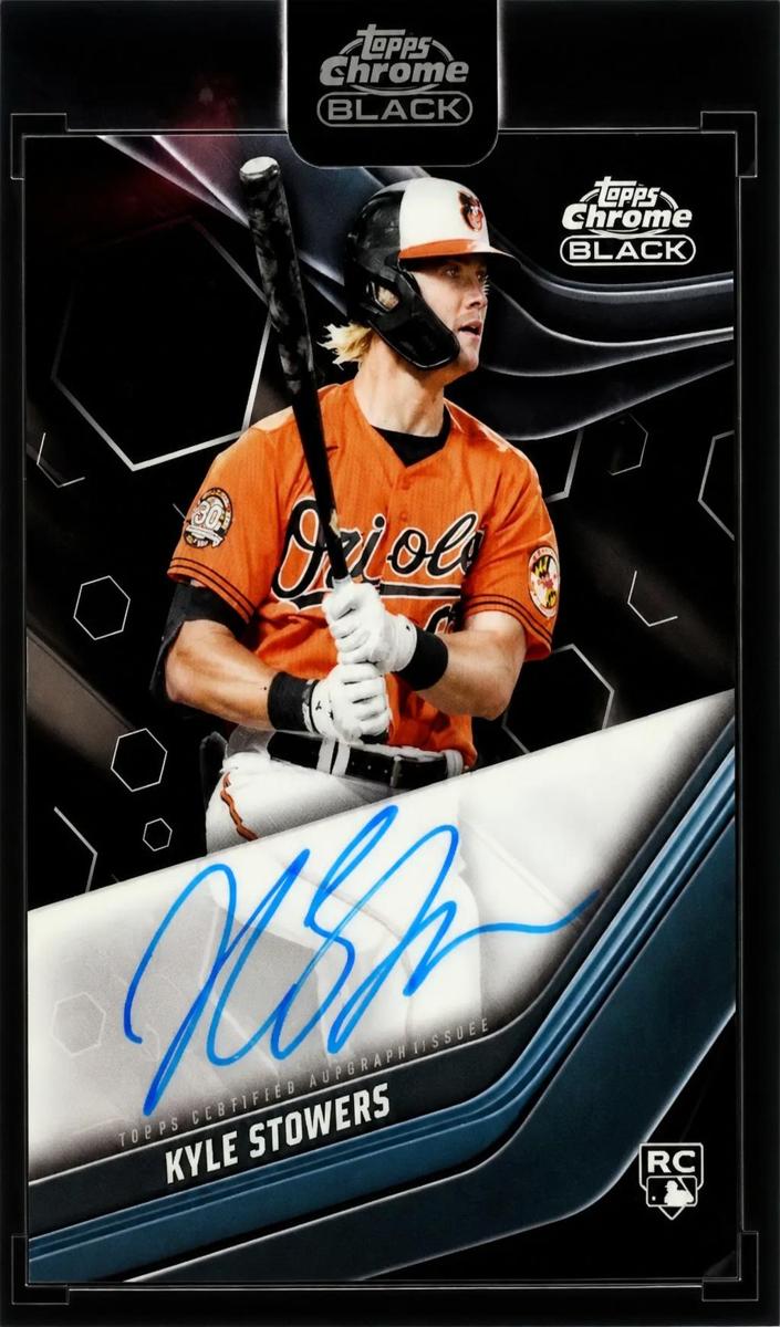 2023 Topps Chrome Black Baseball Kyle Stowers #CBA-KST
