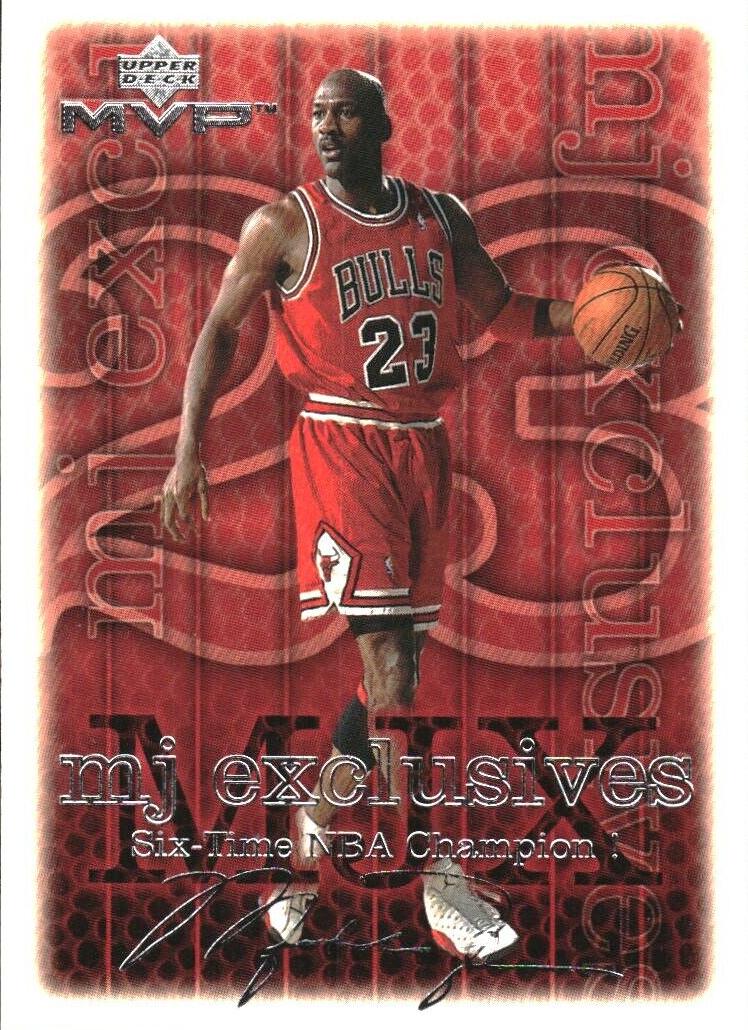 1999 Upper Deck MVP Basketball Silver Script Michael Jordan #208 PSA 9
