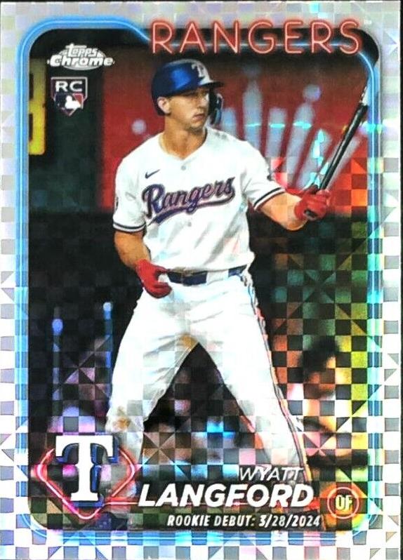 2024 Topps Chrome Update Baseball X-Fractor Wyatt Langford #USC37