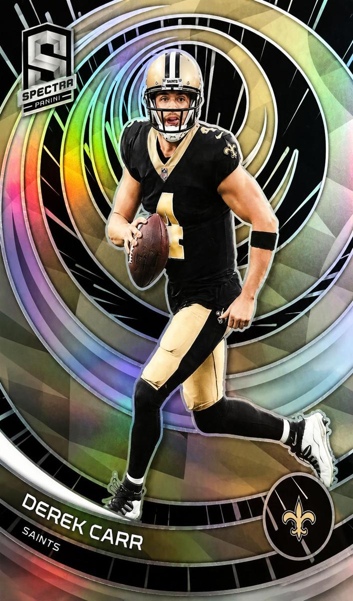 2023 Panini Spectra Football Hyper Derek Carr #69 PSA 6.5