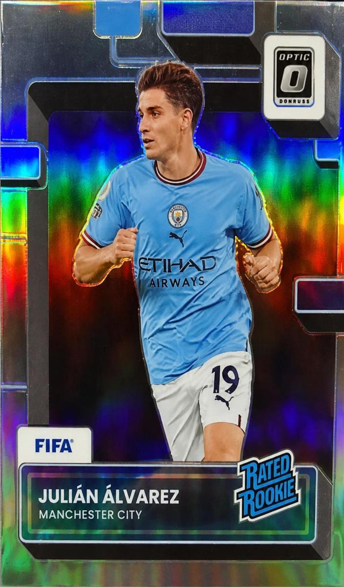2022 Panini Donruss Soccer Silver Julian Alvarez #198 SGC 10
