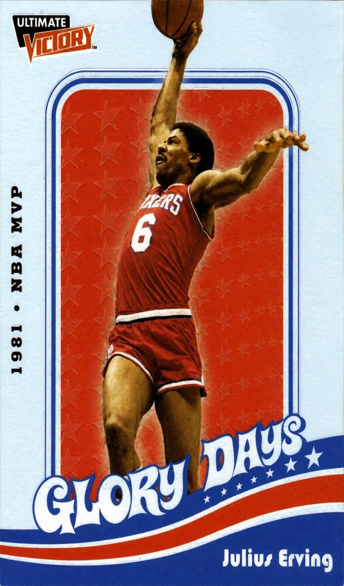 1999 Upper Deck Ultimate Victory Basketball Julius Erving #DR7