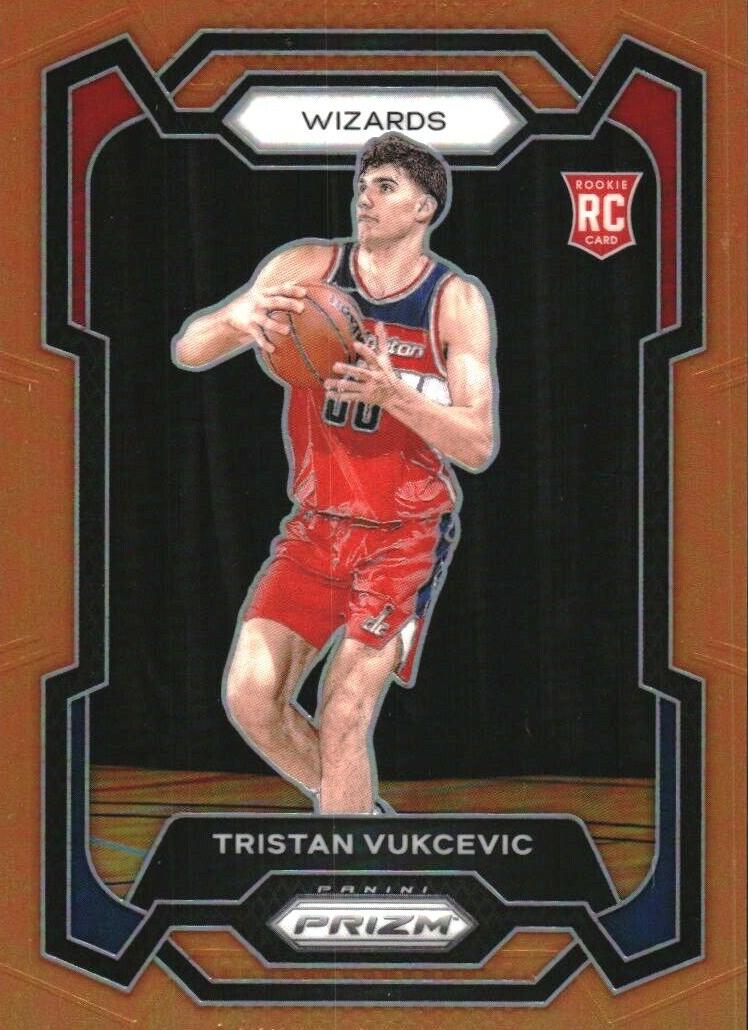 2023 Panini Prizm Basketball Orange Tristan Vukcevic #126
