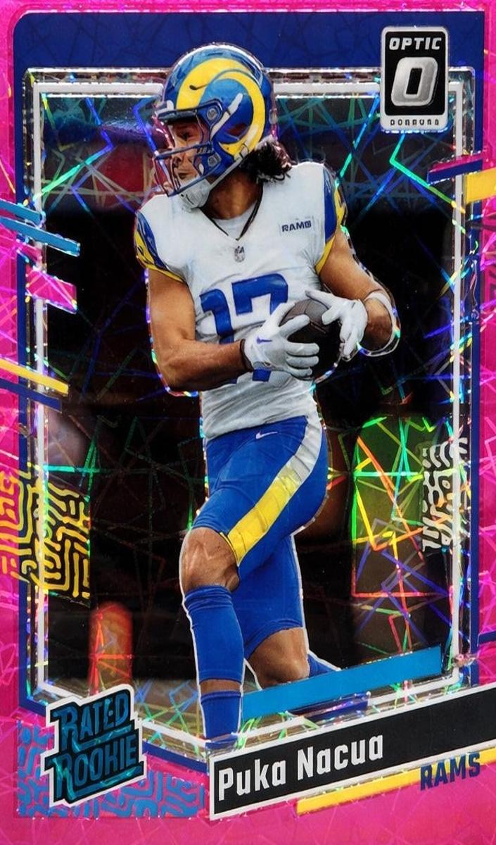 2023 Donruss Optic Football Pink Velocity Puka Nacua #238