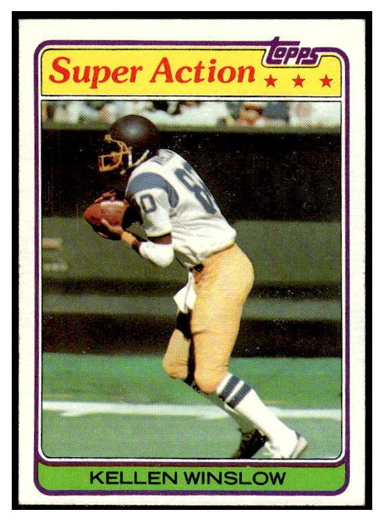 1981 Topps Football Kellen Winslow #524 PSA 10
