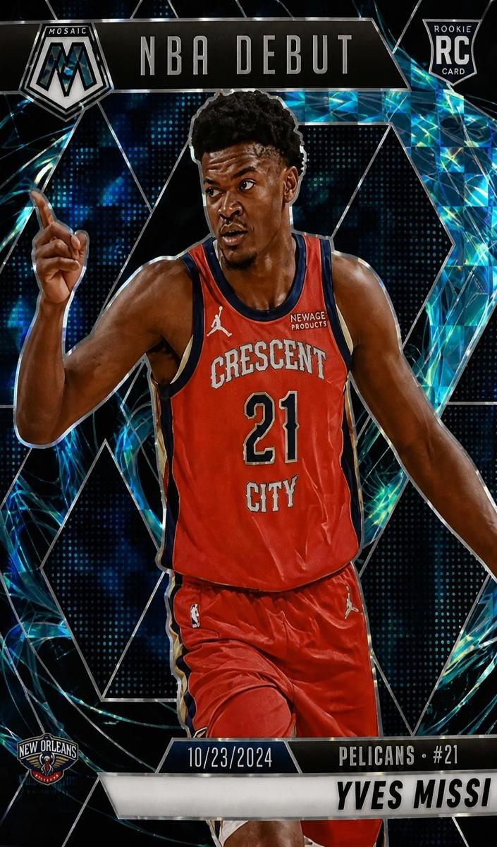 2024 Panini Mosaic Basketball Genesis Yves Missi #255 PSA 10