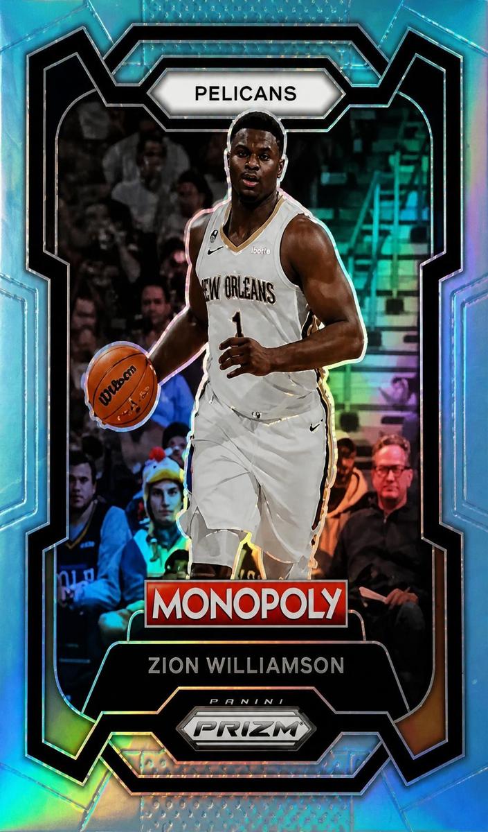 2023 Panini Prizm Monopoly Basketball Light Blue Zion Williamson #55