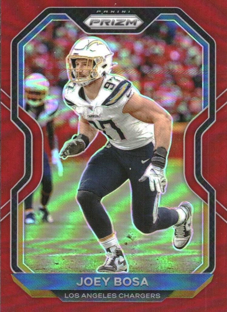 2020 Panini Prizm Football Red Prizm Joey Bosa #143