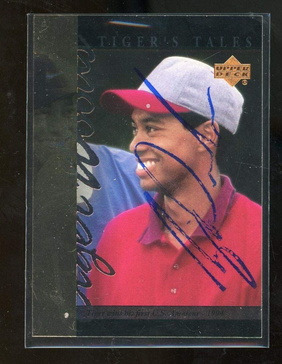 2001 Upper Deck Golf Tiger Woods #TT9 PSA 9