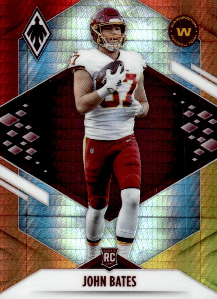 2021 Panini Phoenix Football Fire Burst John Bates #192