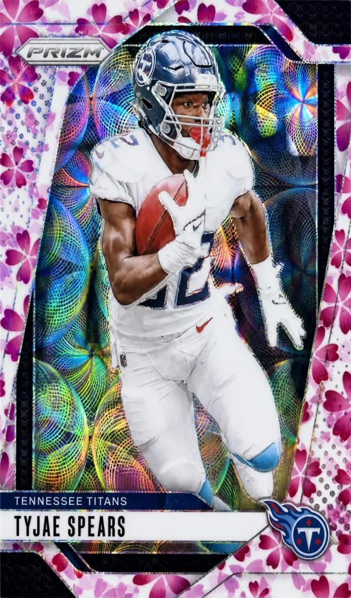 2024 Panini Prizm Football Choice Cherry Blossom Tyjae Spears #278 PSA 10