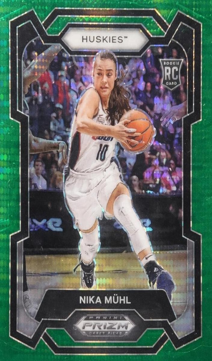 2024 Panini Prizm Draft Picks Basketball Green Pulsar Nika Muhl #15