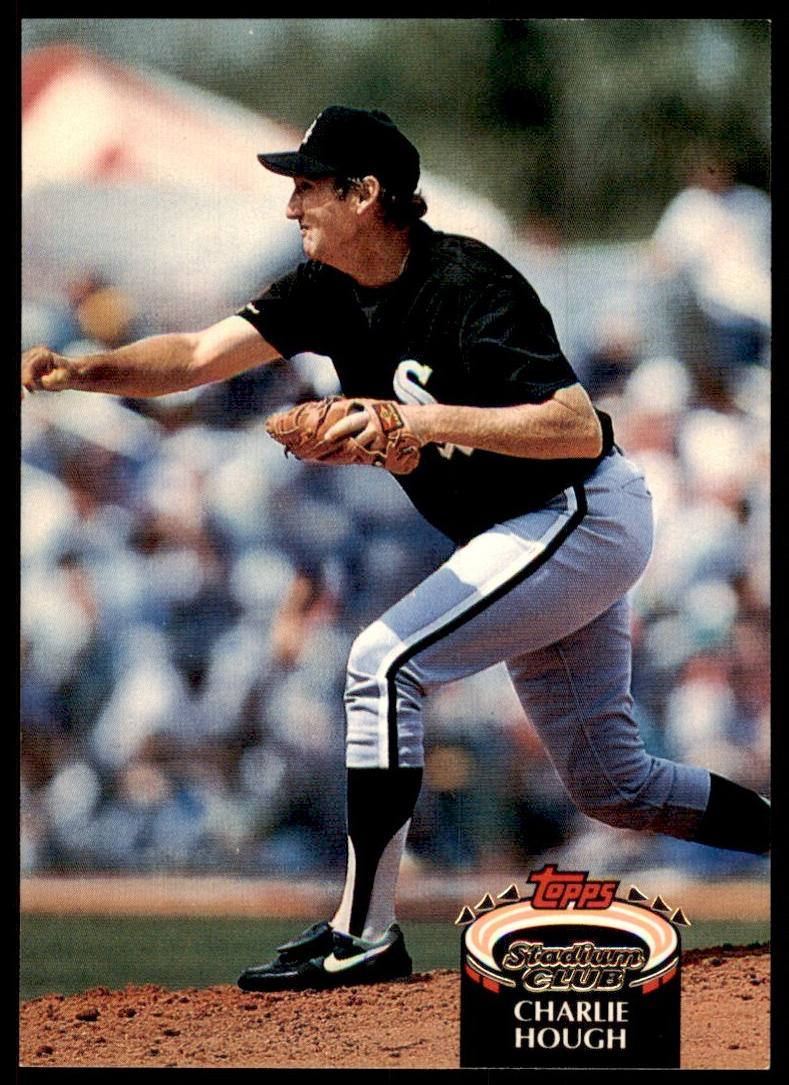 1992 Topps Stadium Club Baseball Charlie Hough #894