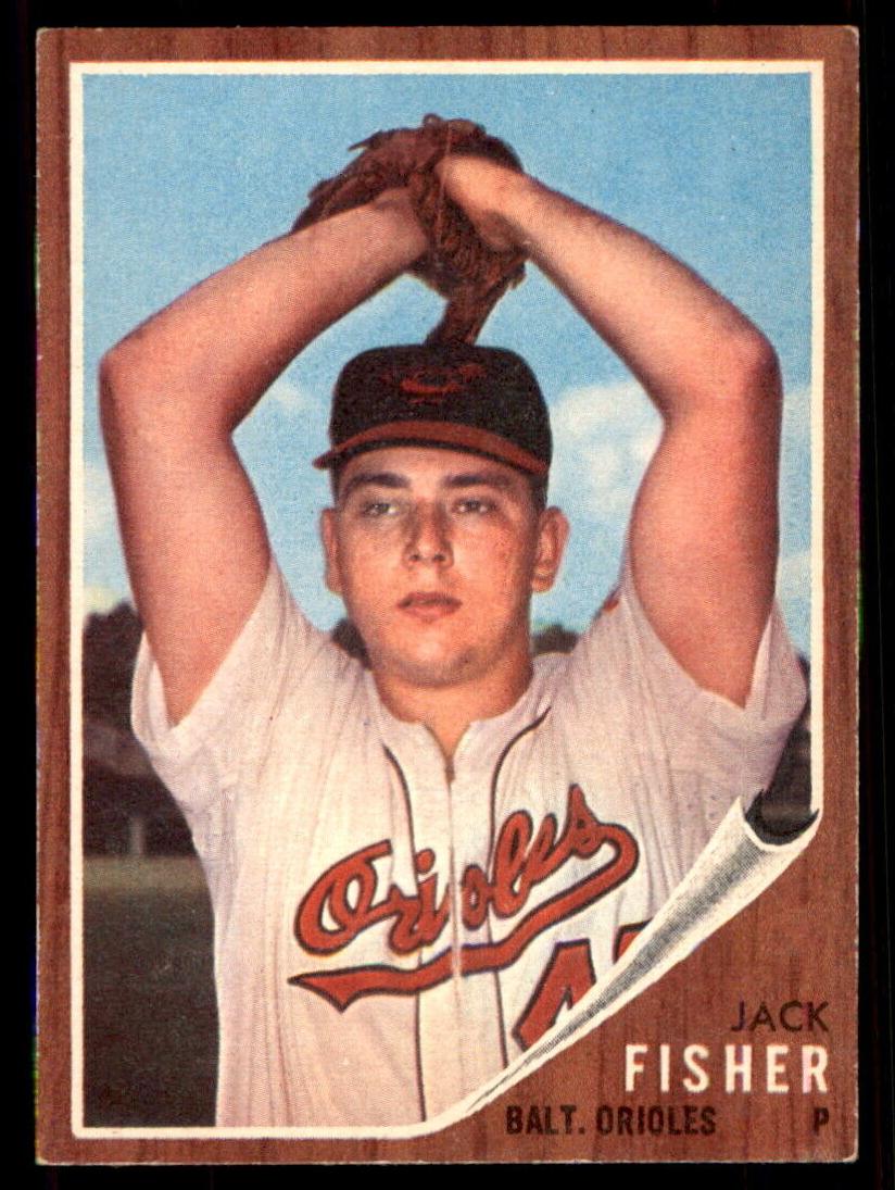 1962 Topps Baseball Jack Fisher #203 PSA 7