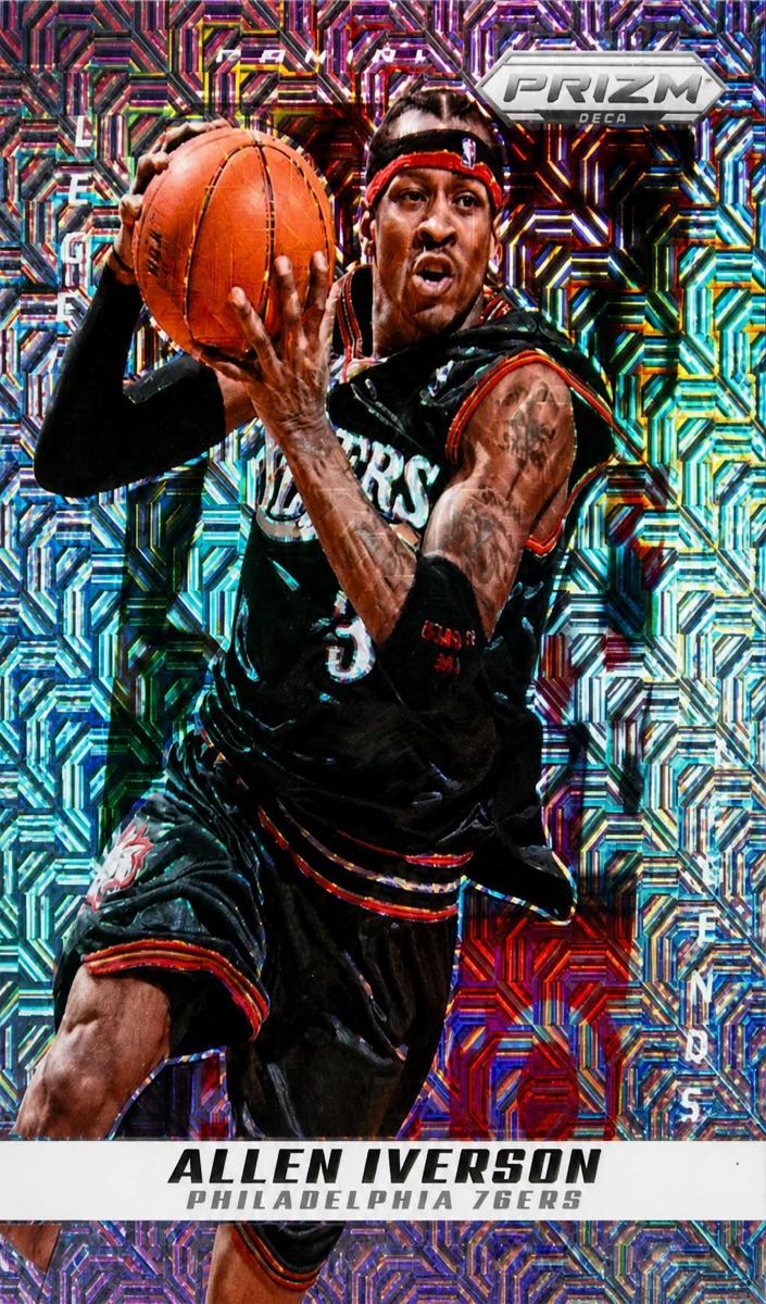 2024 Panini Prizm Deca Basketball Mojo Allen Iverson #227 PSA 10