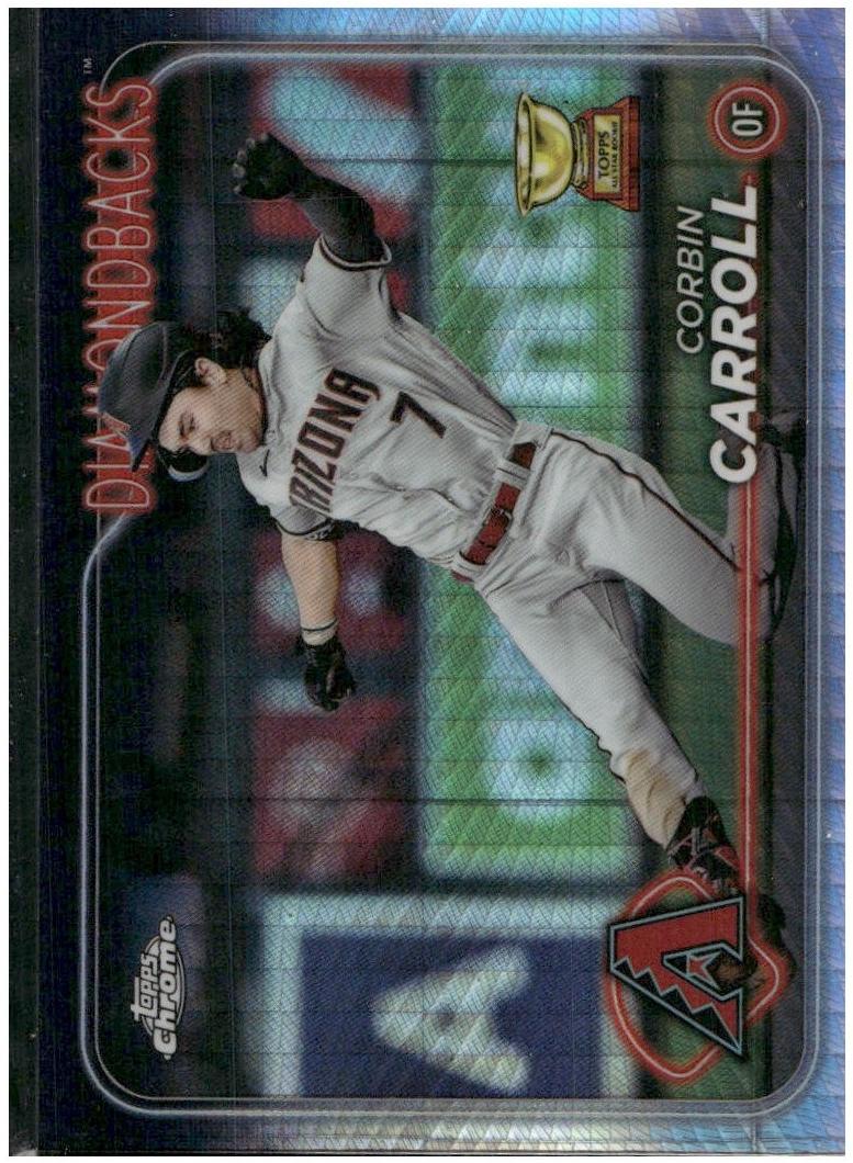 2024 Topps Chrome Baseball Prism Corbin Carroll #267 SGC 9