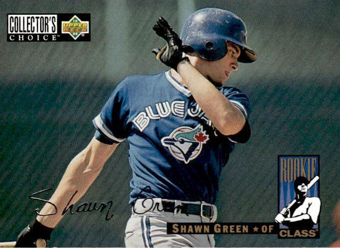 1994 Upper Deck Collector's Choice Baseball Silver Signature Shawn Green #9