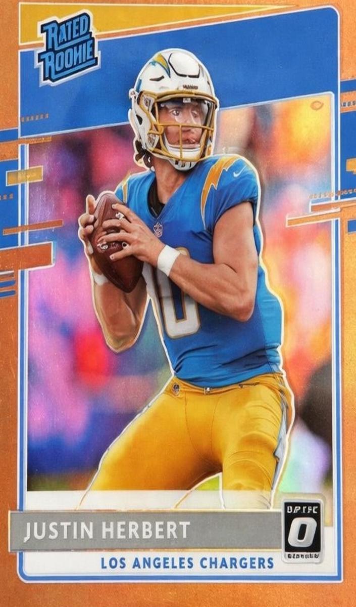 2020 Donruss Optic Football Bronze Justin Herbert #153