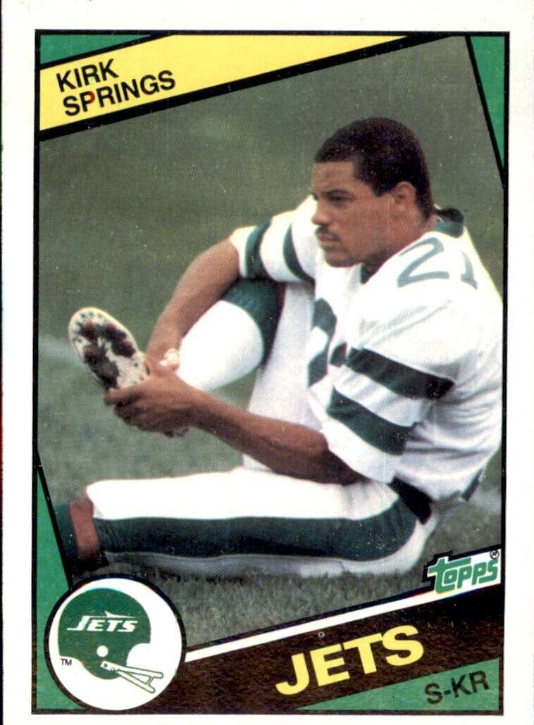 1984 Topps Football Kirk Springs #157 PSA 9