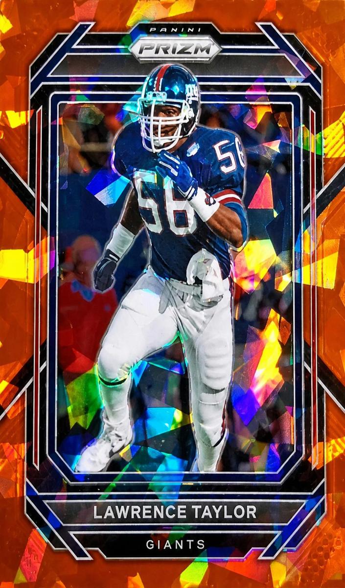 2022 Panini Prizm Football Orange Ice Lawrence Taylor #224