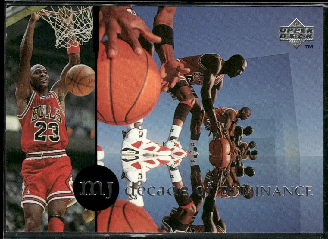 1994 Upper Deck Basketball Decade of Dominance Michael Jordan #J7 PSA 9