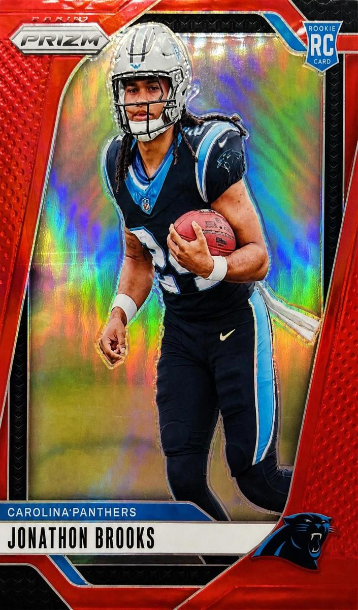 2024 Panini Prizm Football Red Jonathon Brooks #357