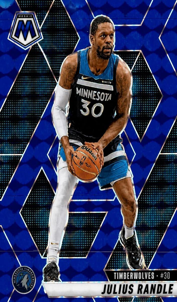 2024 Panini Mosaic Basketball Blue Julius Randle #107