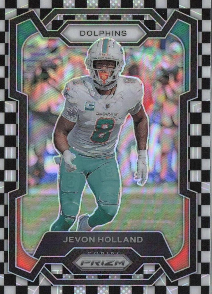 2023 Panini Prizm Football Black and White Checker Jevon Holland #188