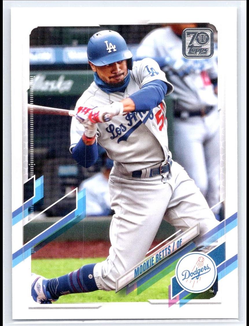 2021 Topps Baseball Mookie Betts #13 PSA 9