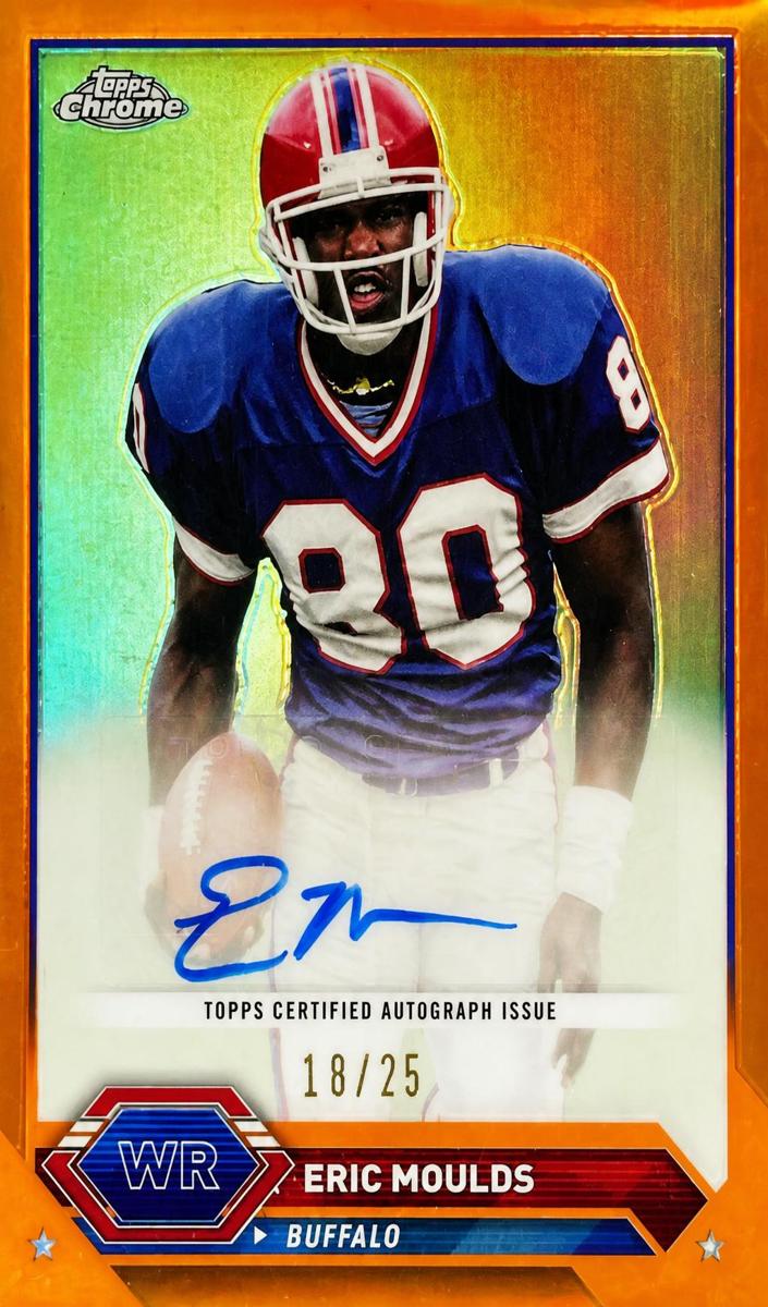 2023 Topps Composite Football Orange Refractor Eric Moulds #TCA-EMO