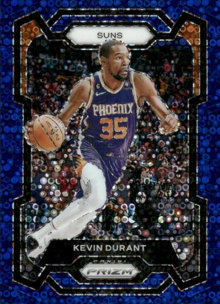 2023 Panini Prizm Basketball Fast Break Blue Kevin Durant #5 PSA 9