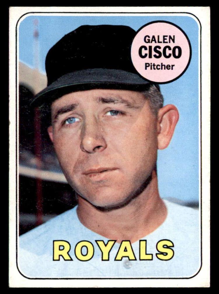 1969 Topps Baseball Galen Cisco #211 PSA 8