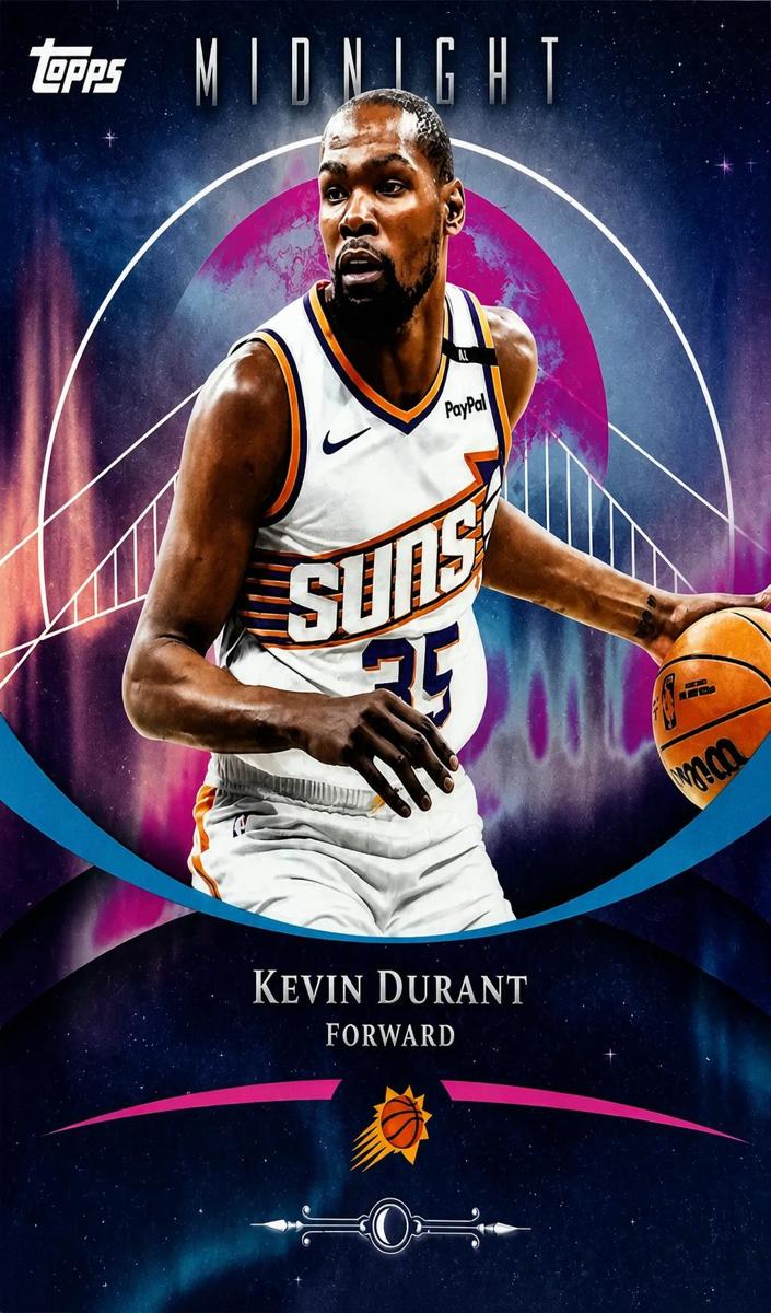 2025 Topps Midnight Basketball Zodiac Kevin Durant #35