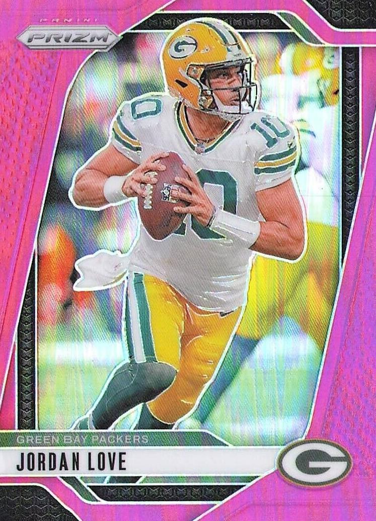 2024 Panini Prizm Football Pink Jordan Love #101