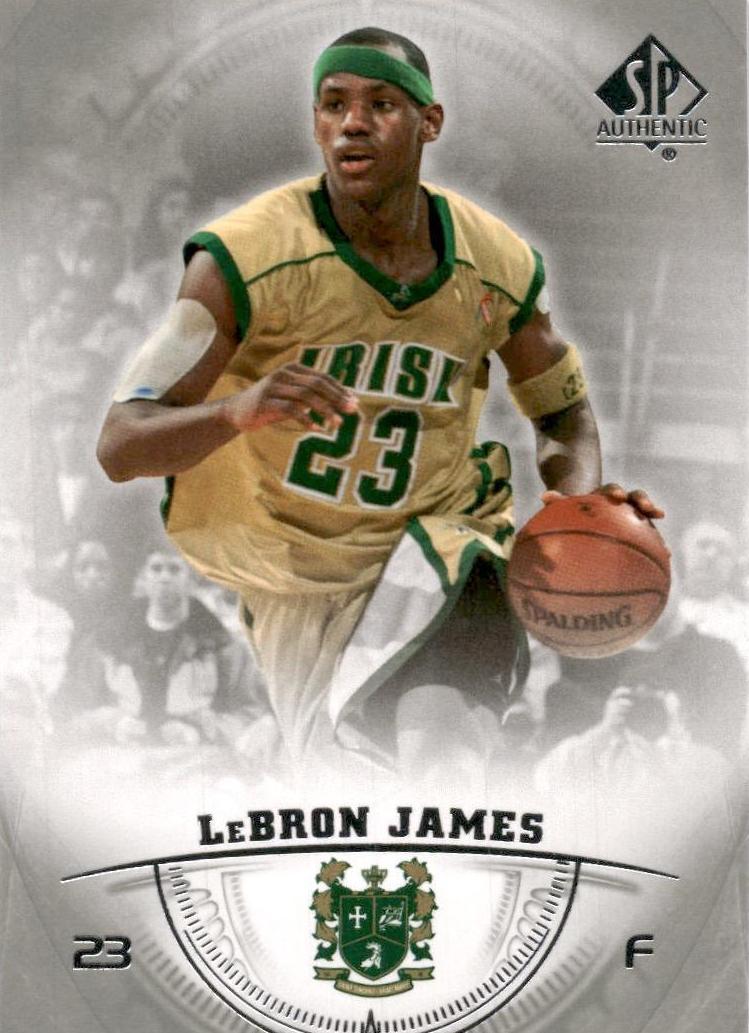2013 SP Authentic Basketball LeBron James #14 PSA 9