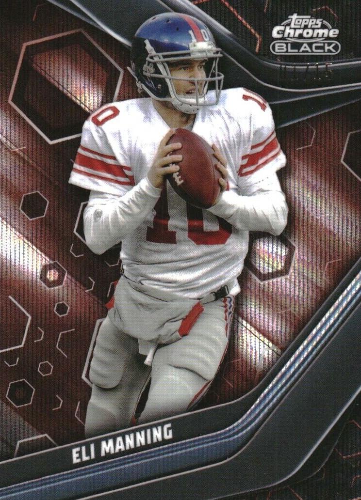 2023 Topps Composite Football Rose Gold Wave Refractor Eli Manning #134