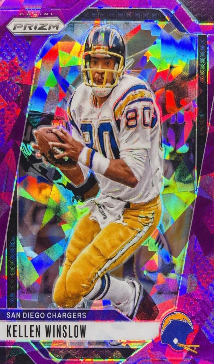 2024 Panini Prizm Football Purple Ice Kellen Winslow #164