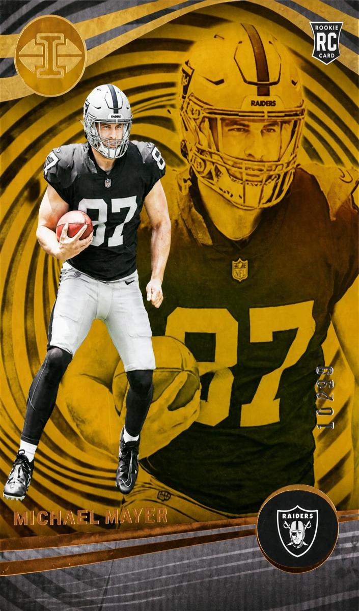 2023 Panini Illusions Football Trophy Collection Gold Michael Mayer #60