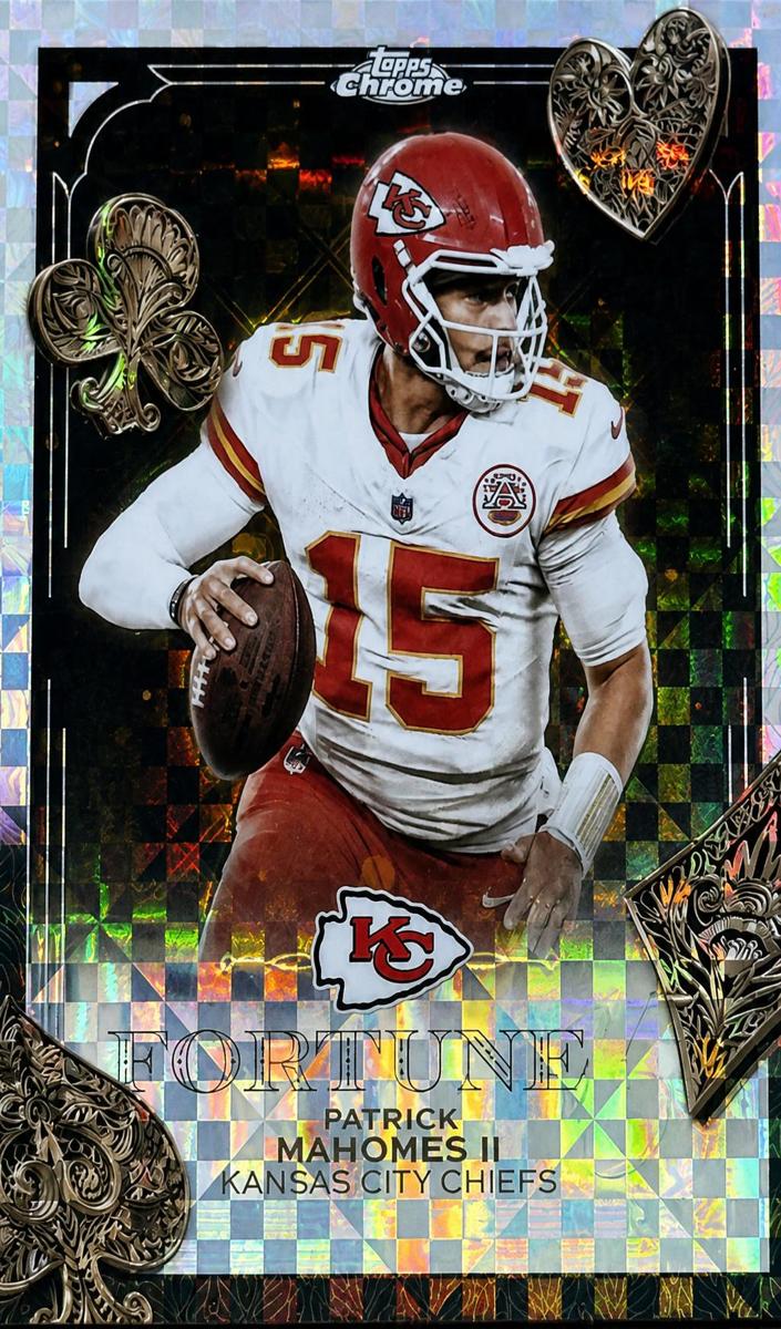 2025 Topps Chrome Football X-Fractor Patrick Mahomes II #F15-6 RAW Ungraded