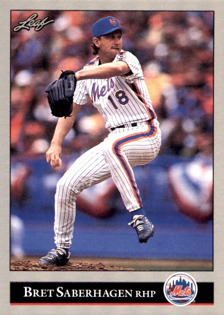 1992 Leaf Baseball Bret Saberhagen #376