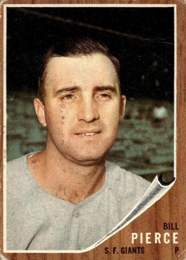 1962 Topps Baseball Bill Pierce #260 PSA 6.5