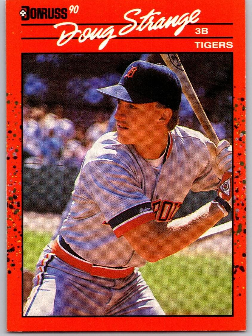 1990 Donruss Baseball Doug Strange #535