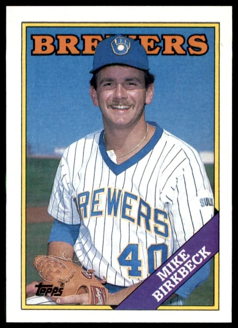 1988 Topps Baseball Mike Birkbeck #692