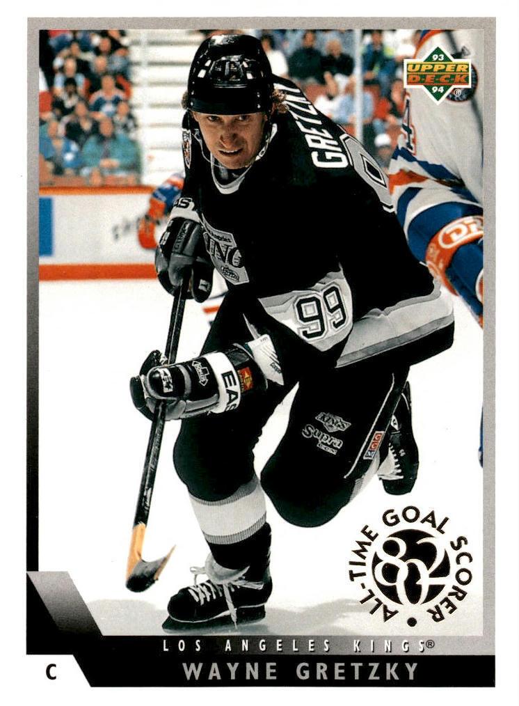 1993 Upper Deck Hockey Wayne Gretzky #99 PSA 8