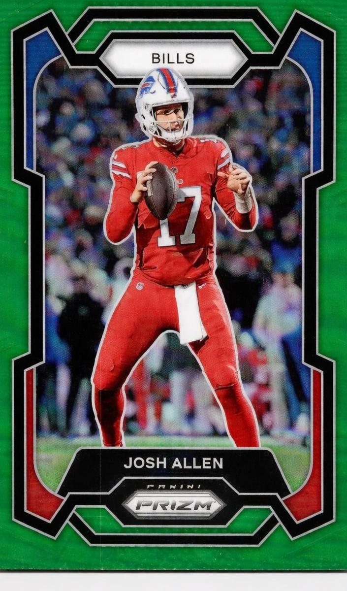 2023 Panini Prizm Football Green Josh Allen #32