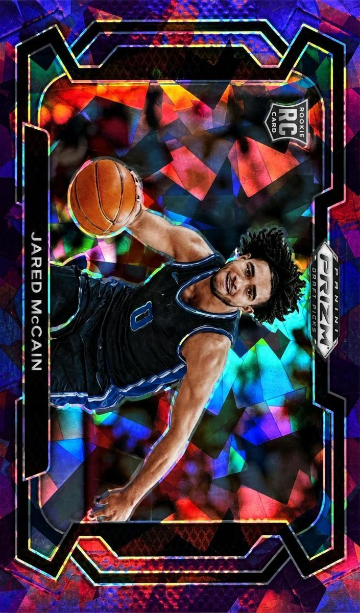 2024 Panini Prizm Draft Picks Basketball Purple Ice Jared McCain #35 SGC 10