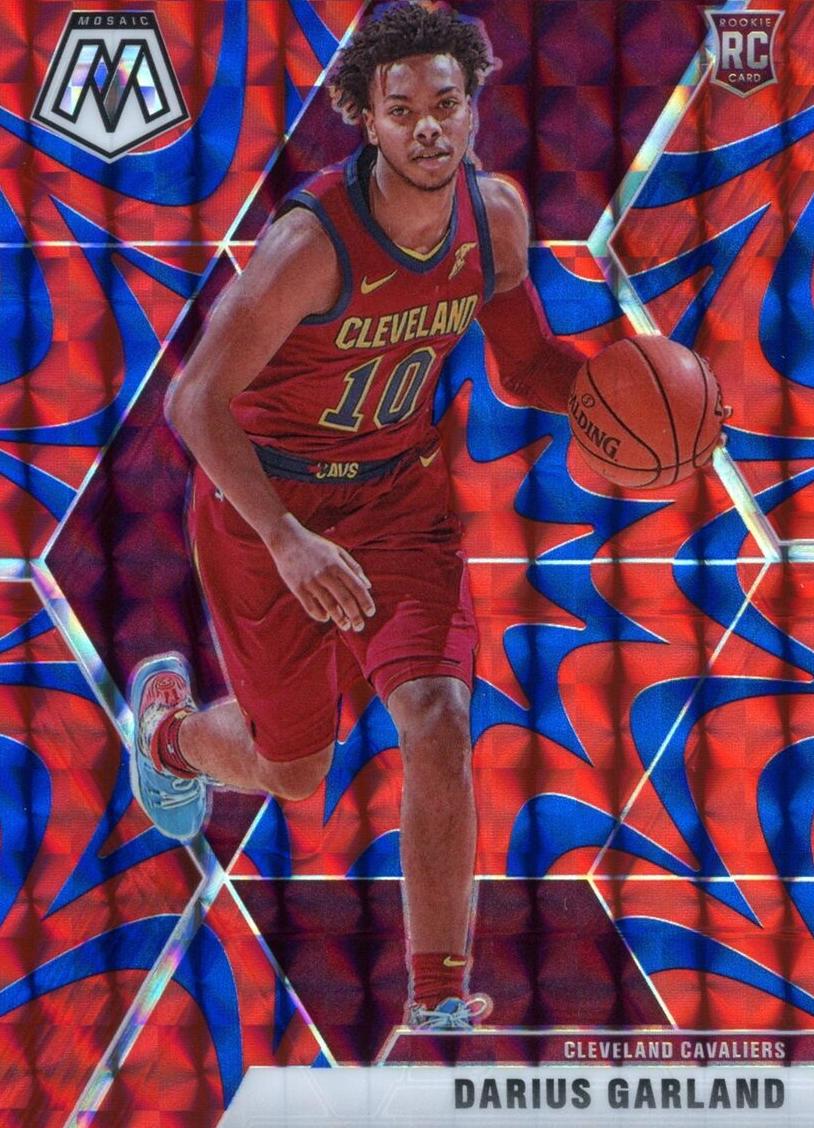 2019 Panini Mosaic Basketball Reactive Blue Darius Garland #249